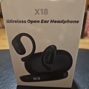 X18 Wireless Open Ear Headphones - Black
